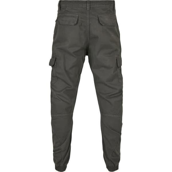 Cargobyxor - URBAN CLASSICS - Antracit - 100% bomull - Regular passform - Elastisk
