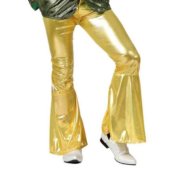 Discobyxor - Guld - Storlek M/L - Herr - Elefantben - Kostym