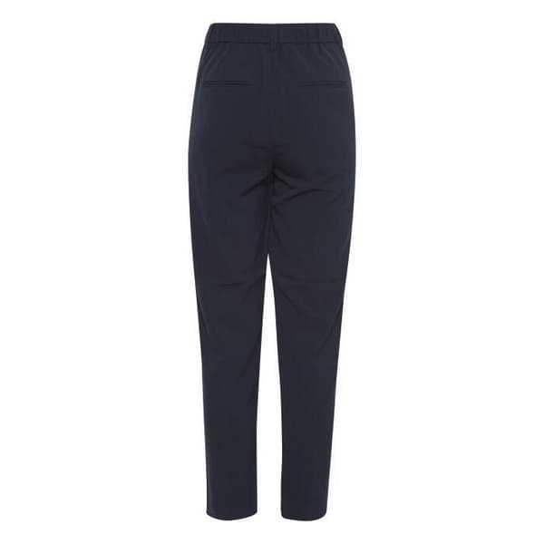Kvinna cropped byxor - b.young - Danta Woven - Färg copenhagen night - Regular passform - Standard storlek