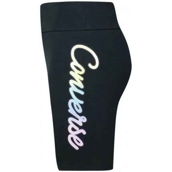 Leggings - Converse - Script Glitter Kids - Svart