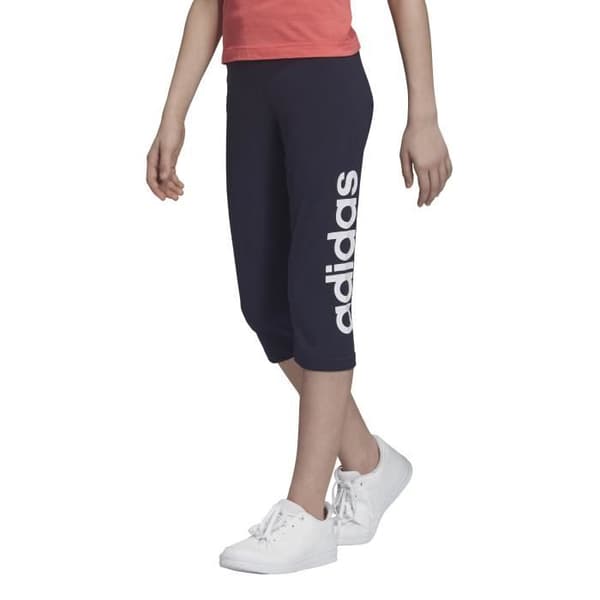 adidas 3-4 Essentials Linear juniortights - Blå - Slim fit - Barn - Dam