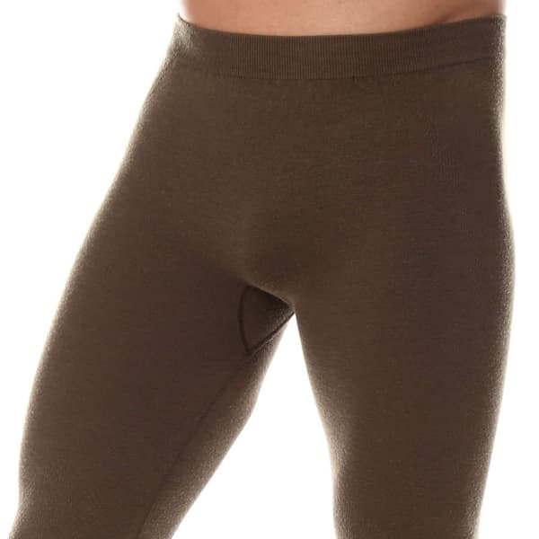 Herrbyxor Brubeck RANGER WOOL Leggings termoaktiv Merinoull för skogen Khaki Olika Storlekar