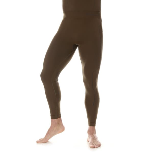 Byxor för herrar Brubeck RANGER THERMO Långa termoaktiva leggings för skogen Khaki, Olika Storlekar M