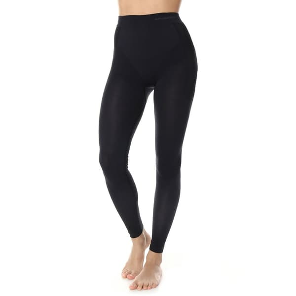 Leggings för kvinnor BRUBECK COMFORT WOOL Termoaktivunderkläder MERINOULL Olika Storlekar Svart S
