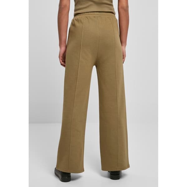 Pantalon kvinna Urban Classics rak pinnveck