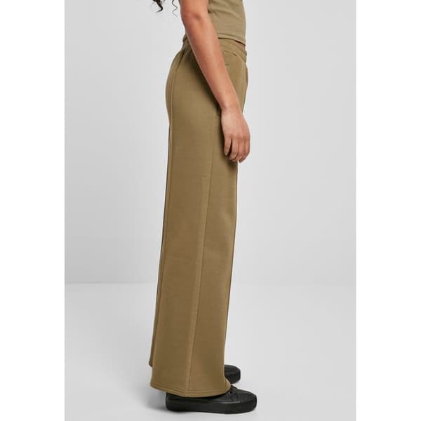 Pantalon kvinna Urban Classics rak pinnveck