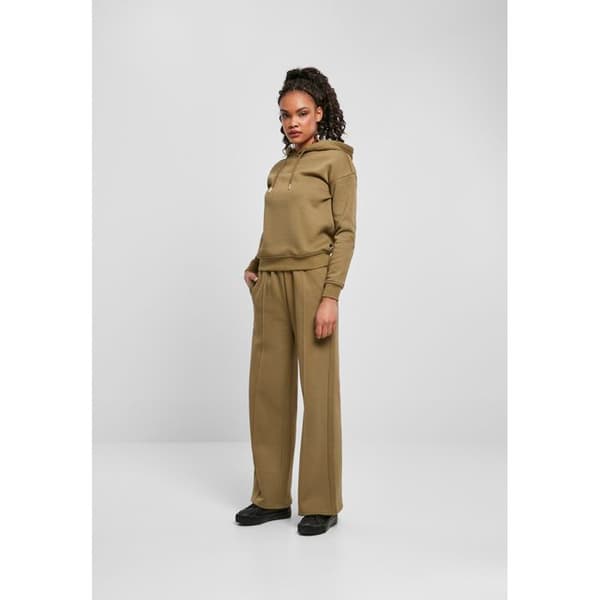 Pantalon kvinna Urban Classics rak pinnveck