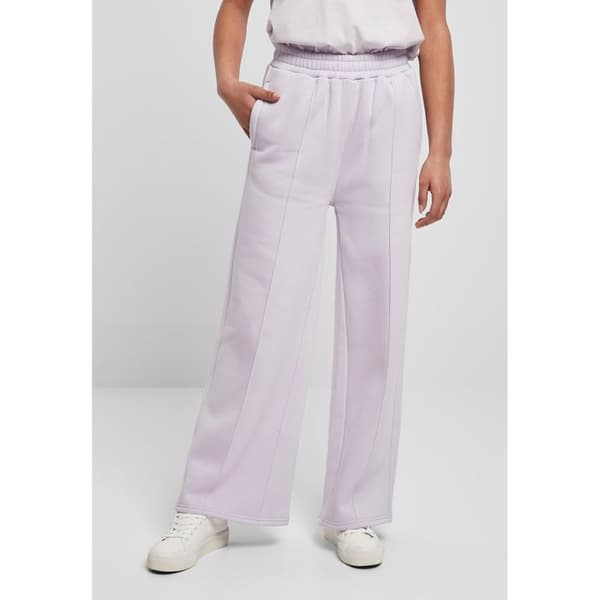 Pantalon dam Urban Classics rakad knäppning - stora storlekar