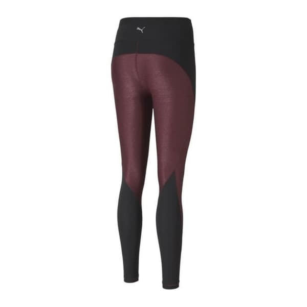 Legging 7/8 Bordeaux Kvinna Puma Studio Metal