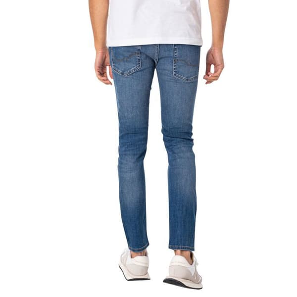 Jean skinny - JACK & JONES - jjiLiam Jjoriginal Agi 005 - Blå - Beig - Standardstorlek