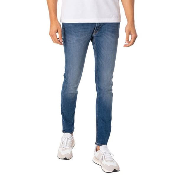Jean skinny - JACK & JONES - jjiLiam Jjoriginal Agi 005 - Blå - Beig - Standardstorlek
