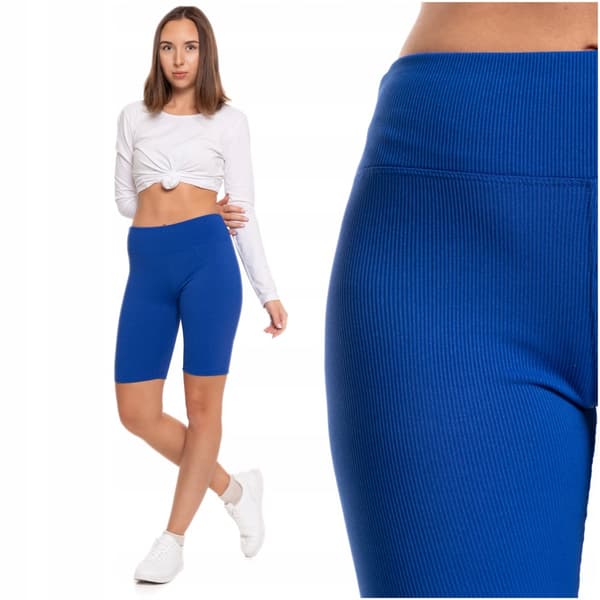 Cykeltights med korte rib, knæhøje leggings MORAJ L/XL