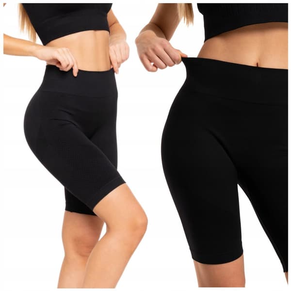 Korta leggings för cykling, sömlösa push-ups med hög midja, MORAJ XL, DAM