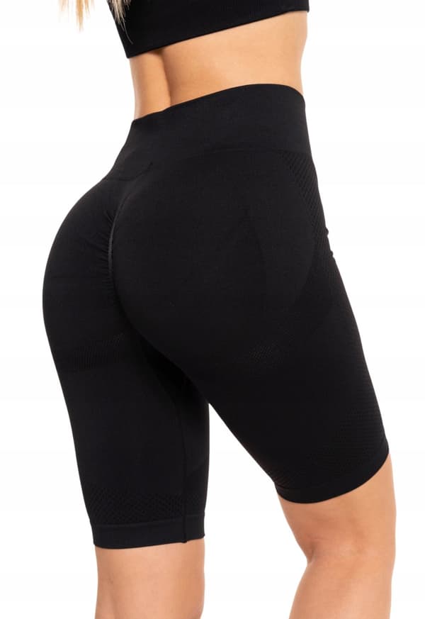 Korta leggings för cykling med sömlös push-up och hög midja, MORAJ L