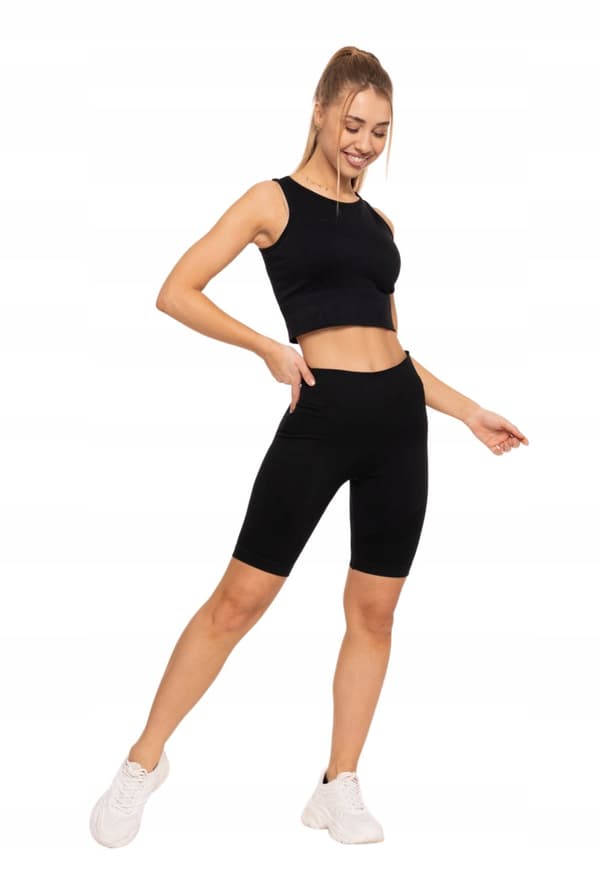 Korta leggings för cykling med sömlös push-up och hög midja, MORAJ L