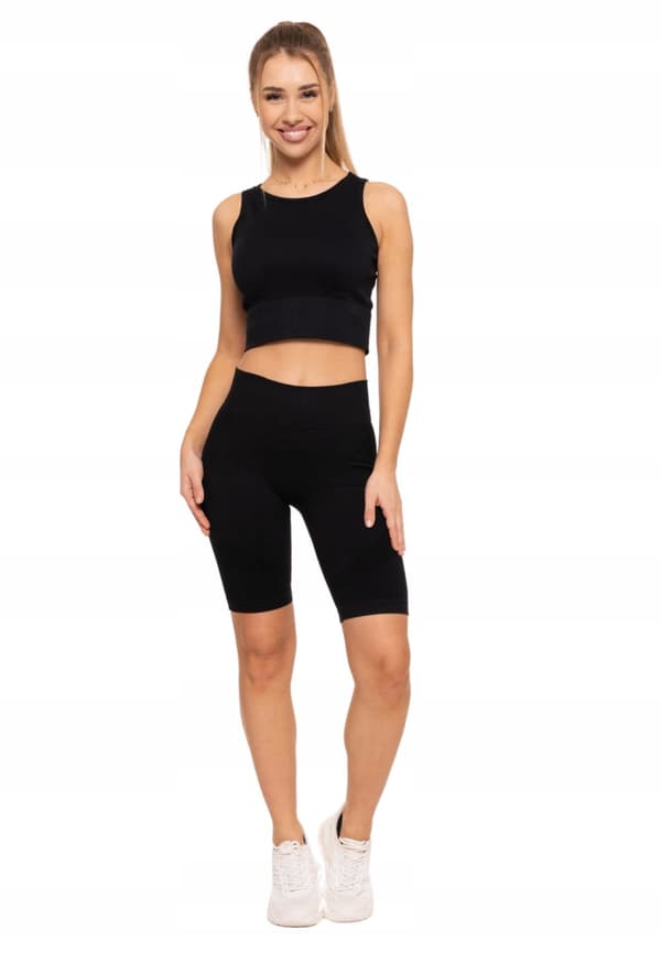 Korta leggings för cykling med sömlös push-up och hög midja, MORAJ L