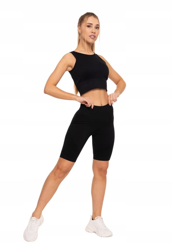 Korta leggings för cykling med sömlös push-up och hög midja, MORAJ L