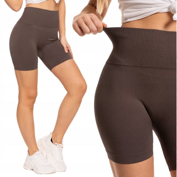 Cykelleggings til cyklister, damer, push-up, højtaljet, ribbet, MORAJ, S/M