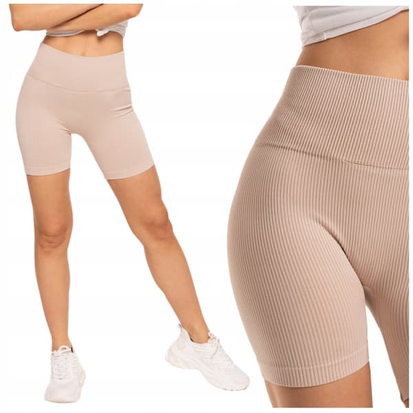 Pyöräilylegginsit Bikers Women Push-Up Korkeavyötäröiset Ribbed MORAJ S/M