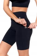 Miniatyrbillede 4 af 11: Leggings Cykelshorts Dame Sport Høj Talje med Lommer MORAJ XL