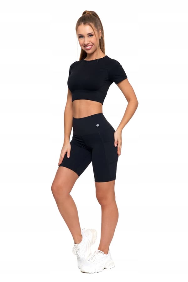 Leggings Cykelshorts Dame Sport Høj Talje med Lommer MORAJ XL