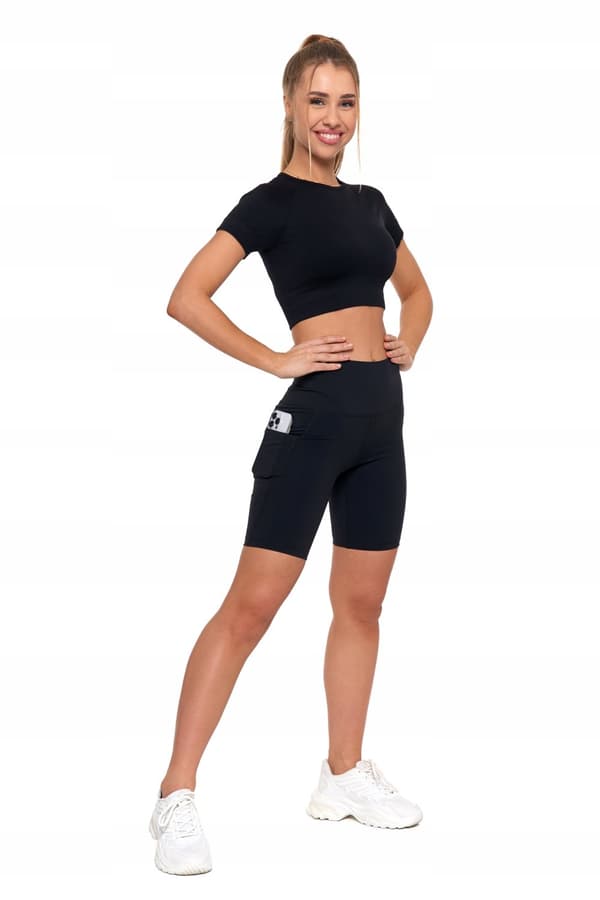 Leggings Cykelshorts Dame Sport Høj Talje med Lommer MORAJ XL