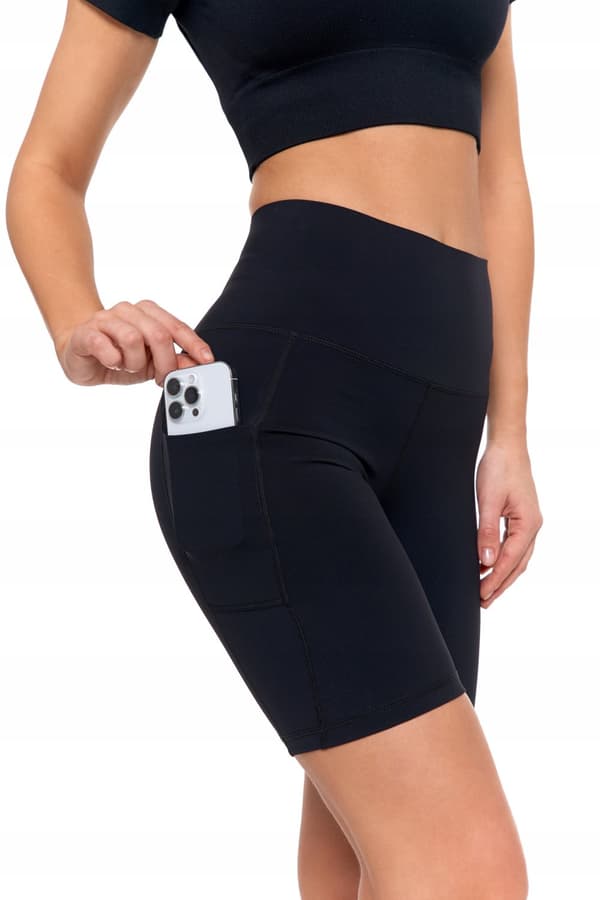 Leggings Cykelshorts Dame Sport Høj Talje med Lommer MORAJ XL