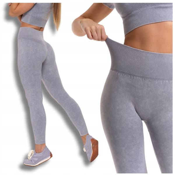 Damsportleggings med hög midja, resår, bekväm MORAJ L/XL