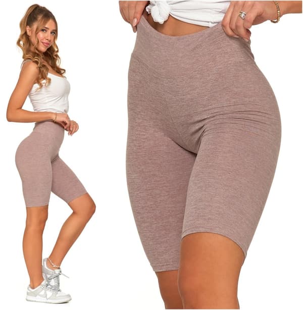 CYKLING Korta leggings med hög midja Bekväma Släta MORAJ S/M