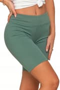 Pikkukuva 2 / 7: Pyöräilyleggingsit Ribbed Short Biker Leggings Naisten läpinäkymättömät MORAJ L/XL