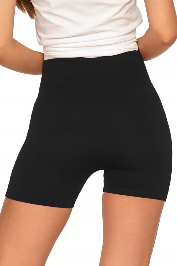 Cykelleggings Dam Push-up Hög Midja Ribbad MORAJ L/XL