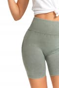 Miniatyrbillede 5 af 11: Cykelshorts DAMELEGGINGS Bikers Push-Up Højtaljet MORAJ L/XL