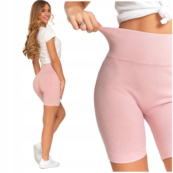 Cykelshorts DAMLEGGINGS Bikers Push-Up Hög Midja MORAJ S/M