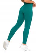 Miniatyrbild 3 av 11: Damsportleggings med hög midja, ribbad, bekväm MORAJ L/XL
