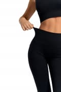 Miniatyrbild 3 av 11: Damsportleggings med hög midja, ribbad, bekväm MORAJ S/M