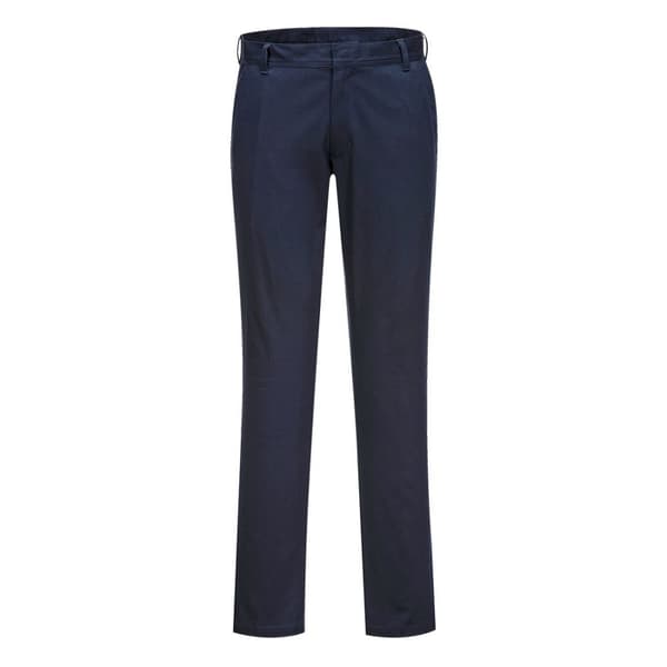 Dam Slim Chino Byxor - Mörk Marinblå 40