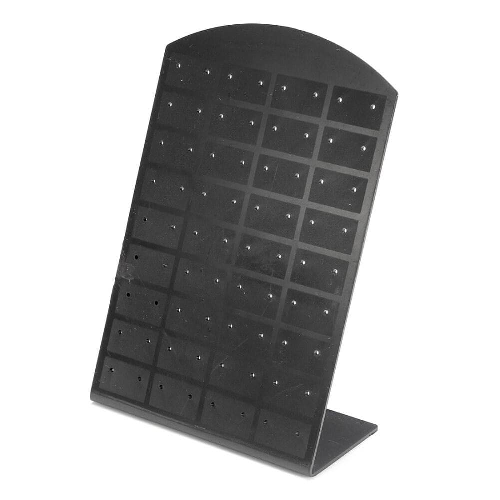 Nytt svart 36 par örhängen Display Stand Organizer Smyckeshållare Verktygsbaksida