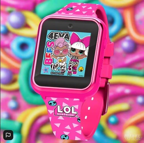 Lol Surprise Kids Watch Surprise Kids Pink Silicone Strap Touch