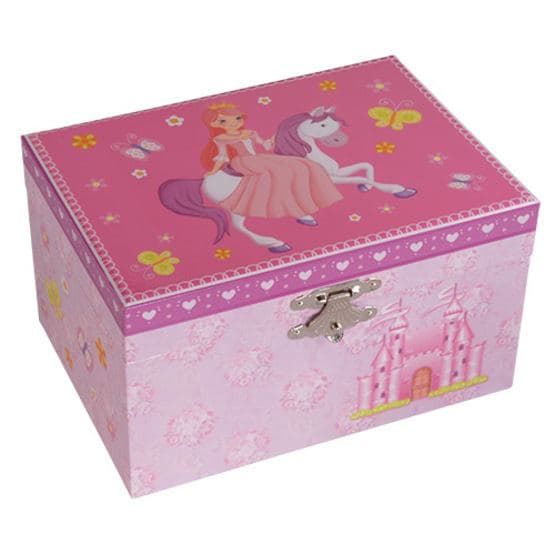 Dacapo Silver - Smyckeskrin Speldosa Rosa