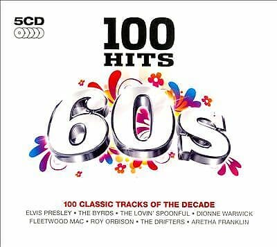 Various Artists : 100 Hits: 60s CD Box Set 5 discs (2007) Pre Owned