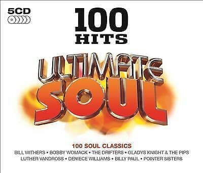 Various Artists : 100 Hits: Ultimate Soul CD Box Set 5 discs (2014) Pre Owned