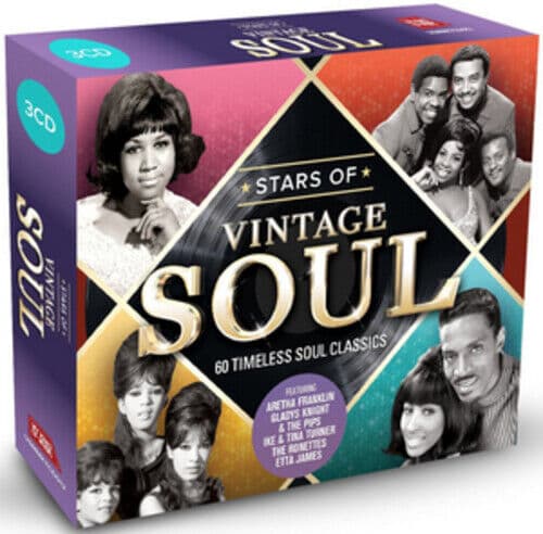 Various Artists : Stars of Vintage Soul CD Box Set 3 discs (2015) Pre Owned