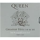 Queen : Greatest Hits I II & III: The Platinum Collection CD 3 discs (2000) Pre Owned