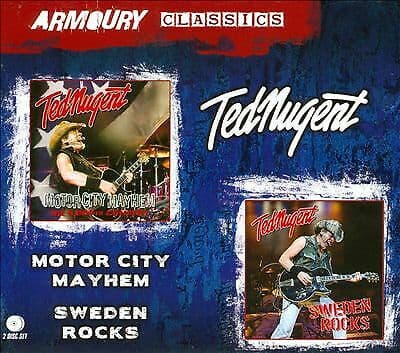 Ted Nugent : Motor City Mayhem/Sweden Rocks CD 2 discs (2014) Pre Owned