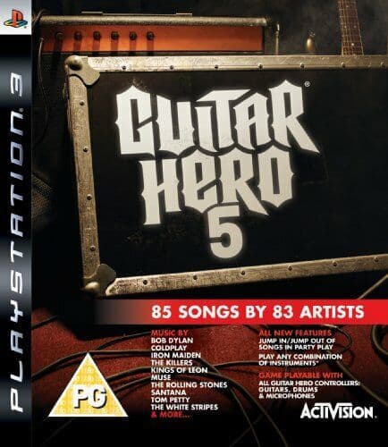Guitar Hero 5 - Game Only (Sony Playstation PS3) - Game  MWVG  (Pre Owned)