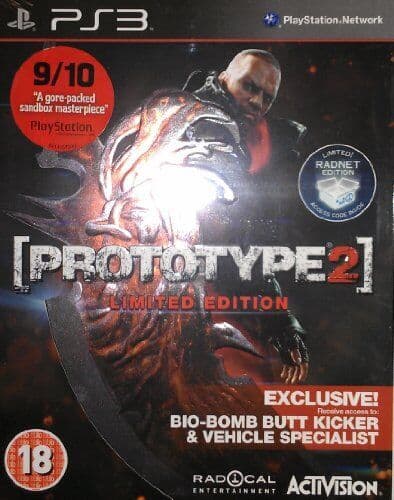 Prototype 2 - Limited Edition Bio-Bomb Butt Kicker PS3 - Game  9UVG  (Pre Owned)