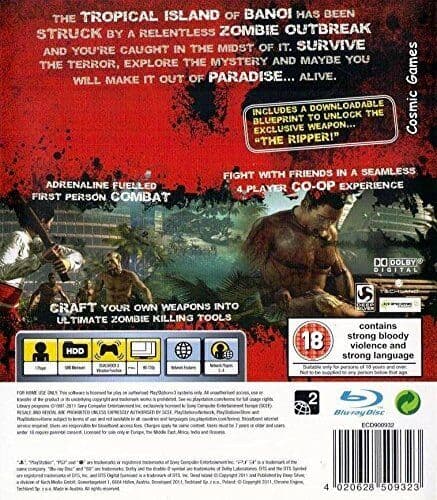 Dead Island Special Edition Game PS3 - Game  EKVG  (Pre Owned)