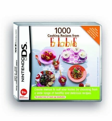 1000 Cooking Recipes From ELLE a Table (Nintendo DS) - Game  7GVG  (Pre Owned)