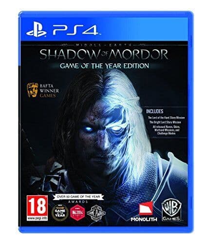 Middle-Earth: Shadow of Mordor - Game of the Year Edition (Sony Playstation PS4) - Game  AKVG The (Pre Owned)