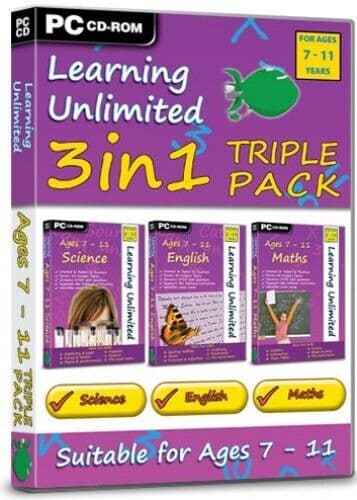 Learning Unlimited Ages 7 - 11 Triple Pack - Game JYVG (Pre Owned)